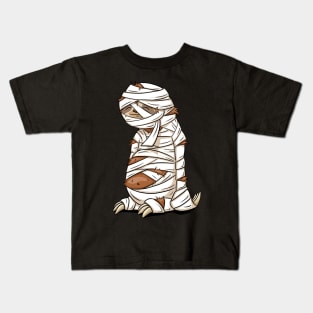 Sleepy Sloth Mummy Halloween Sloth Costume Kids T-Shirt